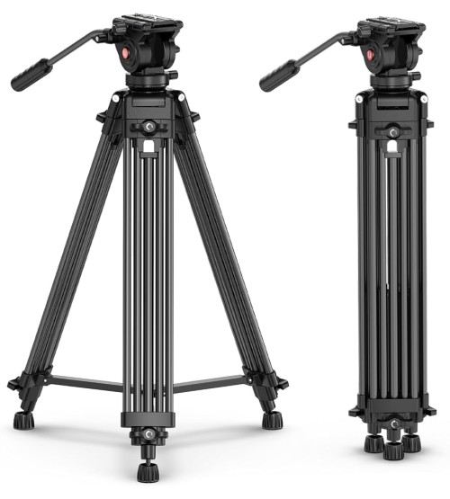 Ulanzi MT-81 Heavy-Duty Video Tripod with Fluid Head